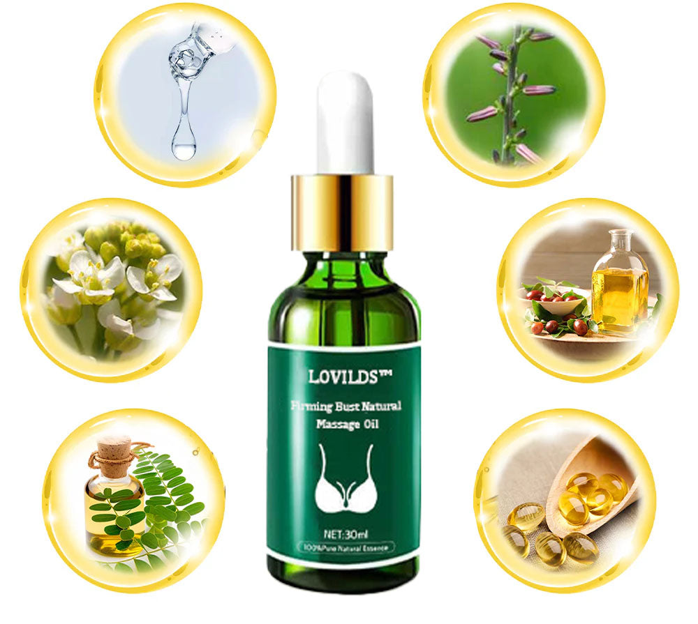 (Limited Time Discount 🔥 Last Day) LOVILDS™ Firming Bust Natural Massage Oil