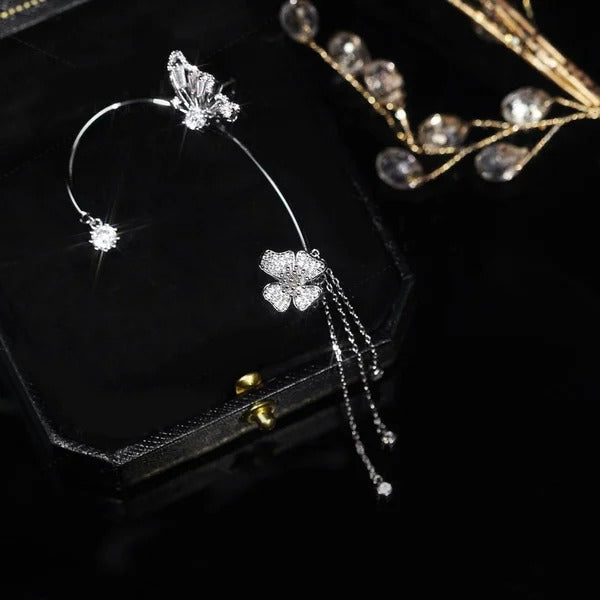🎄CHRISTMAS PRE-SALE🎁Butterfly Tassel Style Zircon Earrings | Perfect Gift🎁