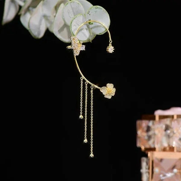 🎄CHRISTMAS PRE-SALE🎁Butterfly Tassel Style Zircon Earrings | Perfect Gift🎁