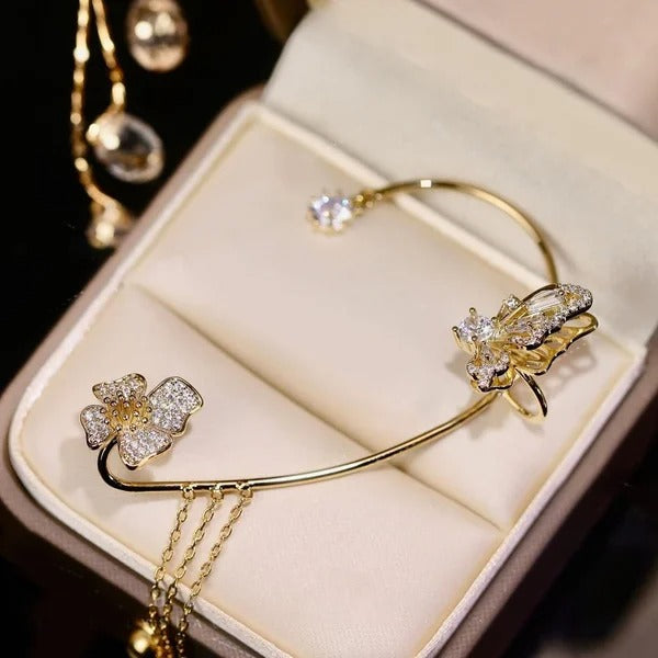 🎄CHRISTMAS PRE-SALE🎁Butterfly Tassel Style Zircon Earrings | Perfect Gift🎁