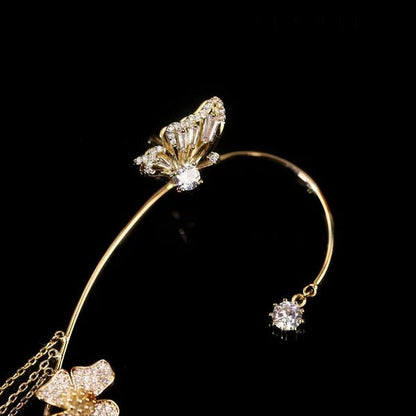 🎄CHRISTMAS PRE-SALE🎁Butterfly Tassel Style Zircon Earrings | Perfect Gift🎁