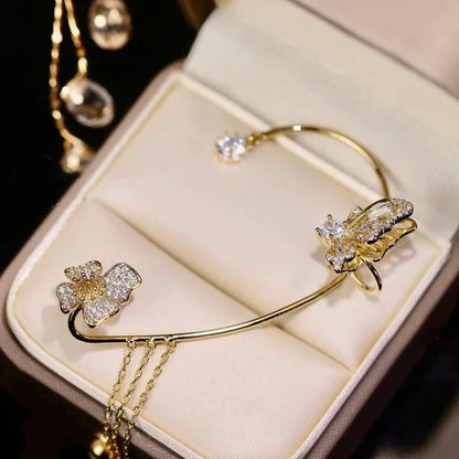 🎄CHRISTMAS PRE-SALE🎁Butterfly Tassel Style Zircon Earrings | Perfect Gift🎁
