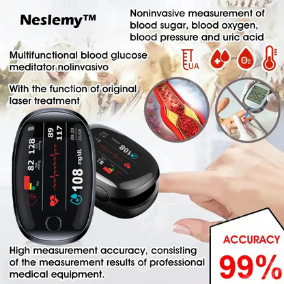 【OFFICIAL STORE】[99.9% Accuracy] Neslemy™ Non-Invasive Blood Glucose Meter